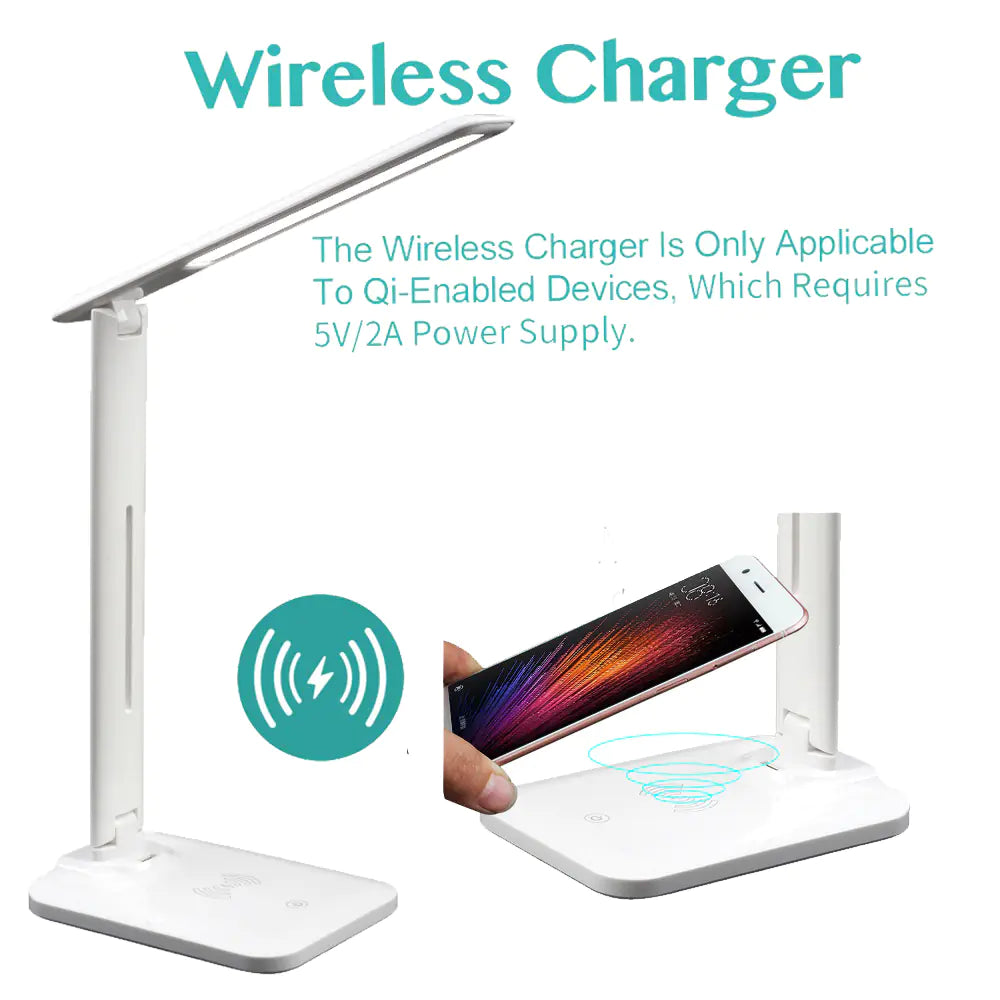 New Reading Desk Lamp with Wireless Charging Function